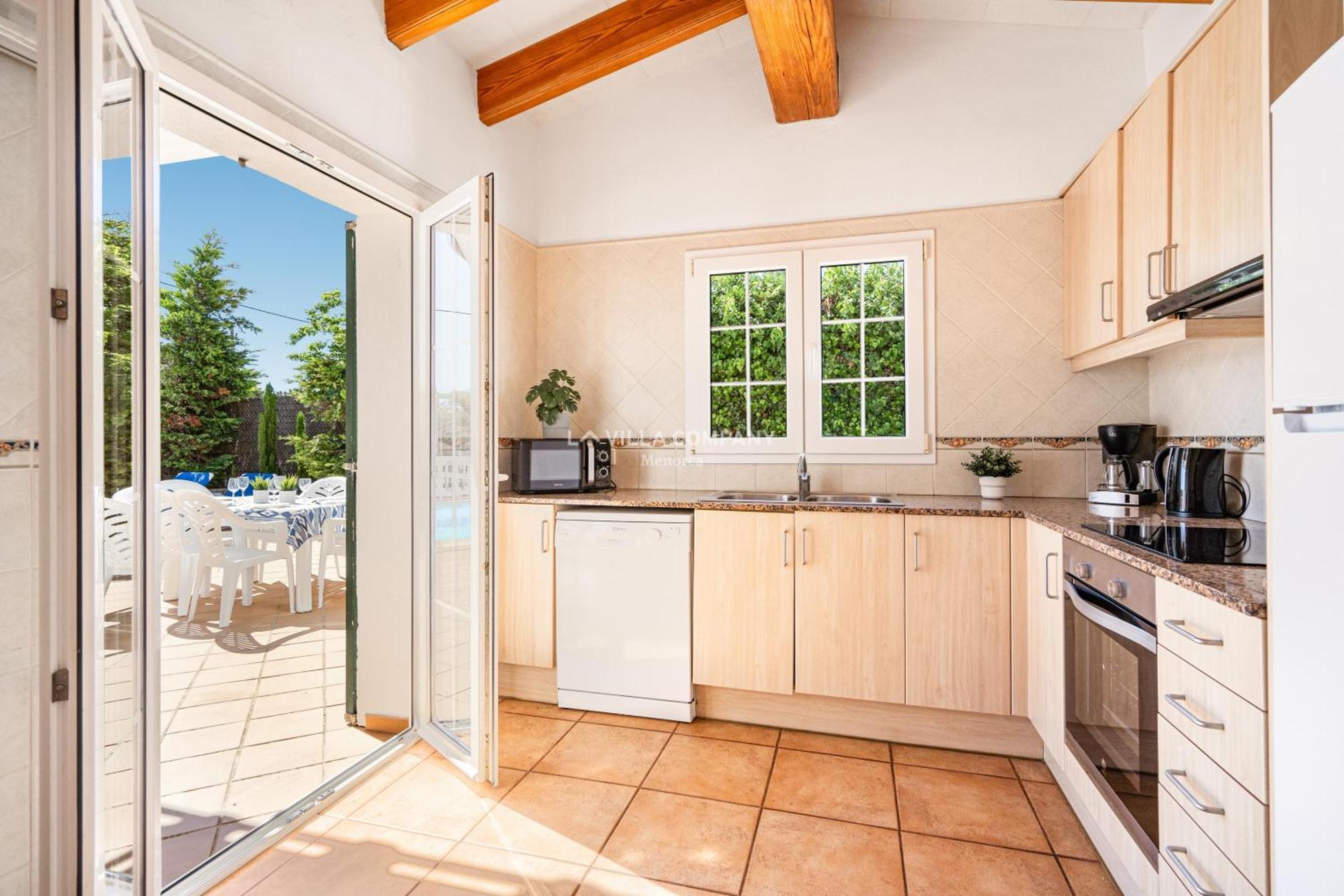 Villa Cassia Cala En Porter  Eksteriør billede