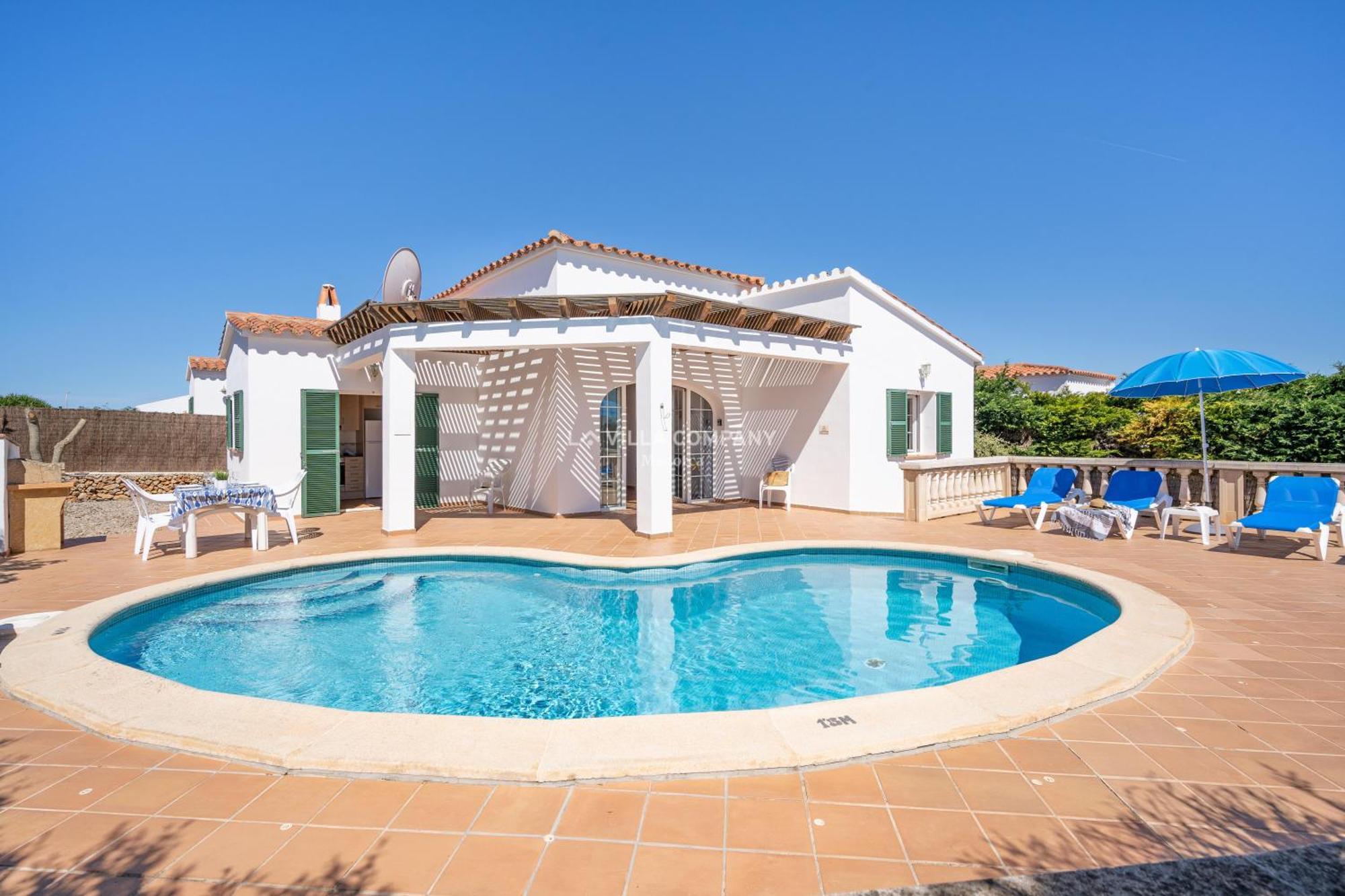 Villa Cassia Cala En Porter  Eksteriør billede
