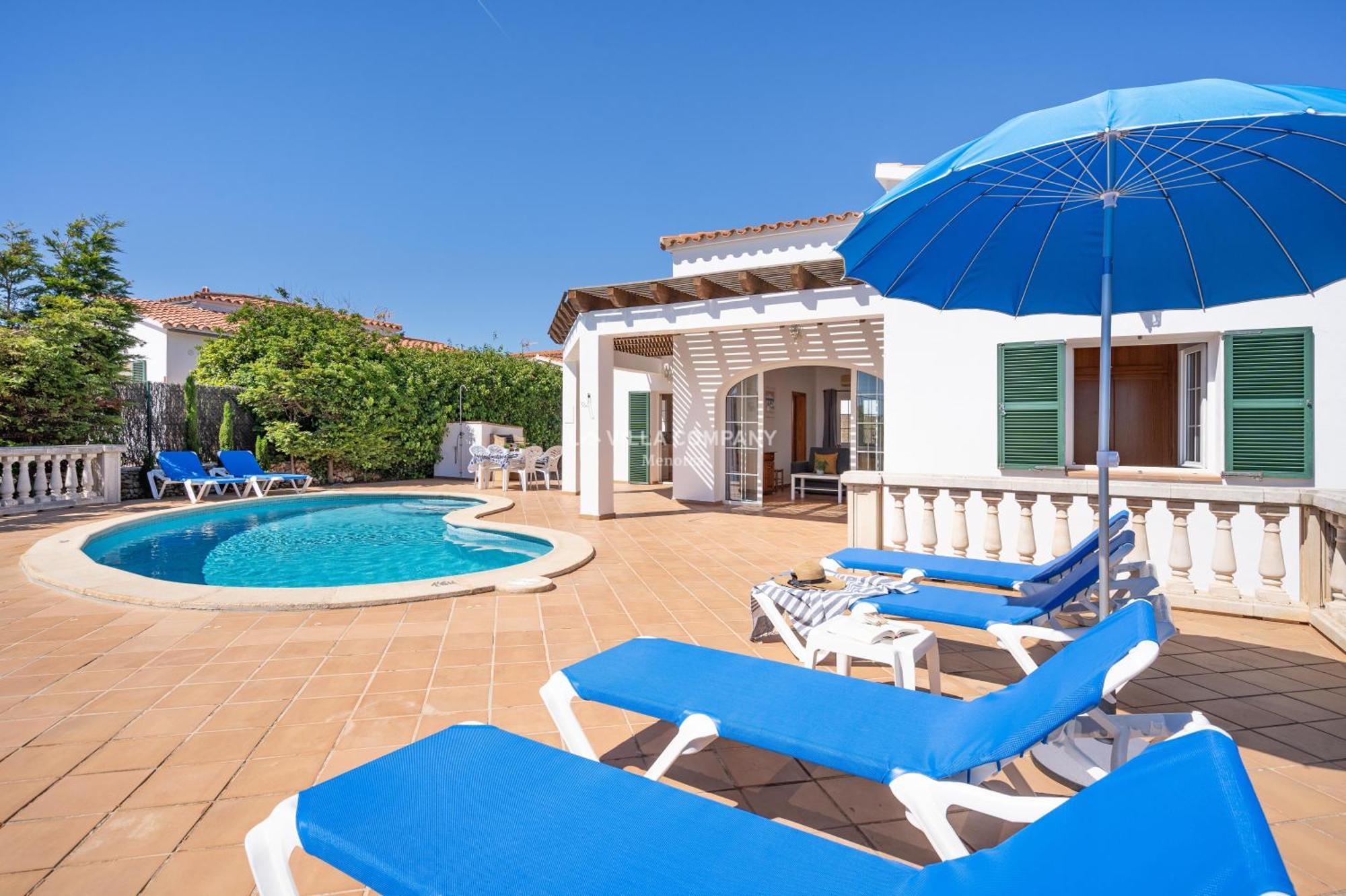 Villa Cassia Cala En Porter  Eksteriør billede